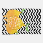 Wanneer het leven Lemons laat zien Lemon Bars Chev Theedoek (Horizontaal)