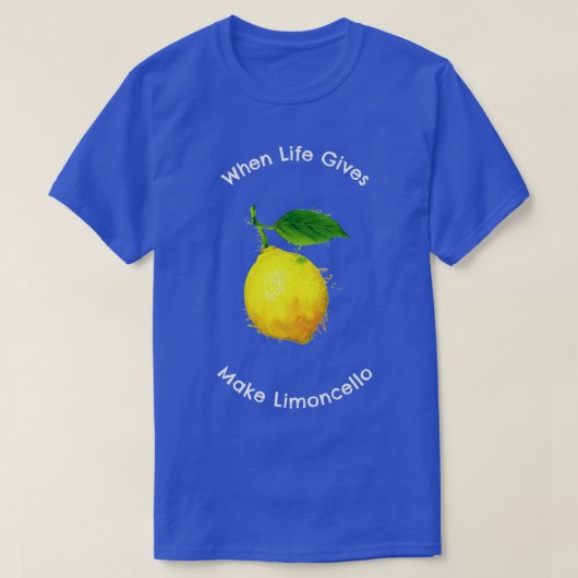 Wanneer het leven Lemons T geeft T-shirt (Design voorkant)