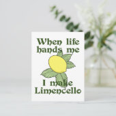 Wanneer het leven me Lemons haat Briefkaart (Staand voorkant)