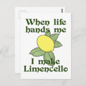 Wanneer het leven me Lemons haat Briefkaart (Voorkant / Achterkant)
