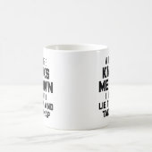 Wanneer het leven me omver slaat koffiemok (Center)