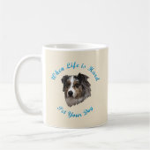 Wanneer het leven moeilijk is (Australian Shepherd Koffiemok (Links)