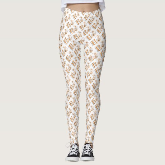 Wanneer het leven onscherp wordt, pas je focus aan leggings (Voorkant)
