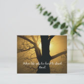 Wanneer het leven te moeilijk wordt om te staan, K Briefkaart (Staand voorkant)