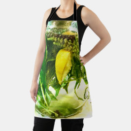 Wanneer het leven u citroenenAlles-over-druk Apron Schort