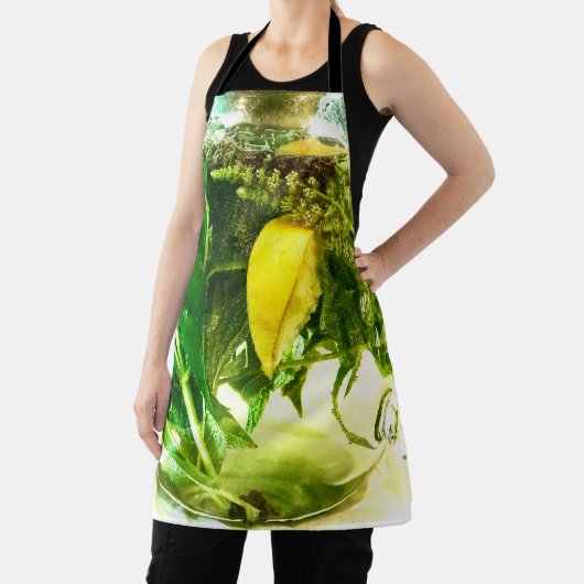 Wanneer het leven u citroenenAlles-over-druk Apron Schort (Insitu)