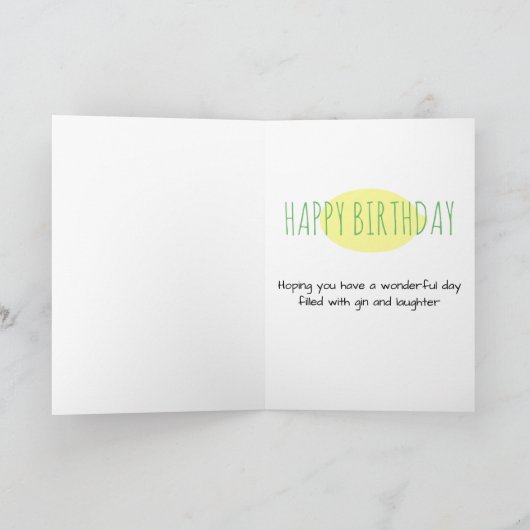 Wanneer het leven u een citroen… Gelukkige Kaart (Binnen)