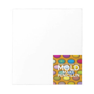 WANNEER HET LEVEN U GEEFT MOET U PENICILLIN MAKEN NOTITIEBLOK