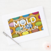 WANNEER HET LEVEN U GEEFT MOET U PENICILLIN MAKEN RECHTHOEKIGE STICKER (Envelop)