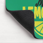 Wanneer het leven u Lemons (groene achtergrond) ge Muismat (Hoek)