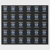 Wanneer het leven wazig wordt, pas dan je scherpst cadeaupapier (Vlak)