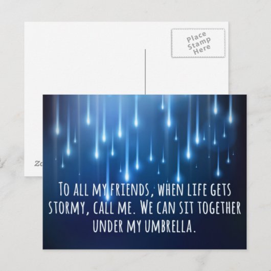 Wanneer het Leven Winkelprijsopgave krijgt Briefkaart (Voorkant / Achterkant)