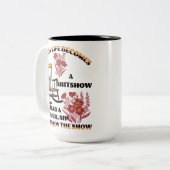 Wanneer het leven wordt tweekleurige koffiemok (Voorkant links)