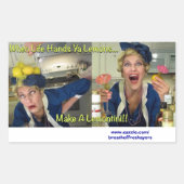 "Wanneer het leven Ya citroenen" stickers (Voorkant)