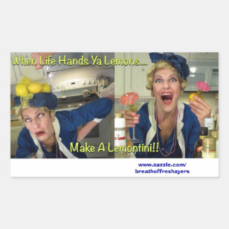 "Wanneer het leven Ya citroenen" stickers
