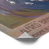 Wanneer het nachtelijk is in Bourgogne Poster (Hoek)