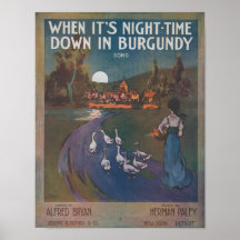 Wanneer het nachtelijk is in Bourgogne