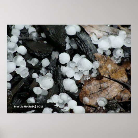 Wanneer het regent, hagelt het poster (Voorkant)