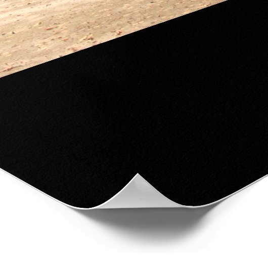 Wanneer het water wordt aangespoeld poster (Hoek)