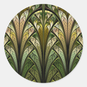 Wanneer het Wind van het Westen blaast Ronde Sticker