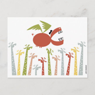 Wanneer Hippos vliegt Briefkaart