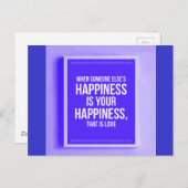 WANNEER IEMAND ANDERS GEZICHT HEEFT, IS UW GEZICHT BRIEFKAART (Voorkant / Achterkant)