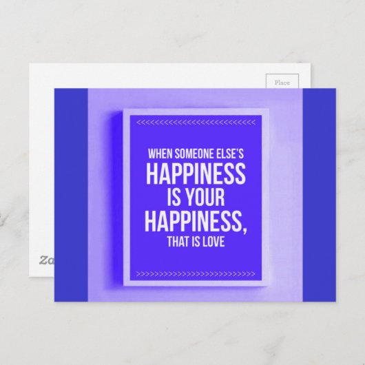 WANNEER IEMAND ANDERS GEZICHT HEEFT, IS UW GEZICHT BRIEFKAART (Voorkant / Achterkant)