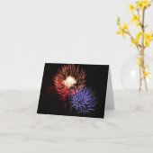 Wanneer ik aan u denk zie ik vuurwerk kaart (Gele Bloem)