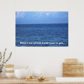 Wanneer ik bang ben poster (Keuken)