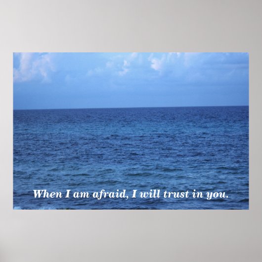 Wanneer ik bang ben poster (Voorkant)