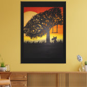 Wanneer ik Canvas druk opgroeide Afdruk (Insitu (Woonkamer))