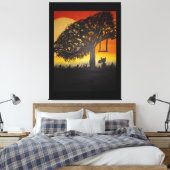 Wanneer ik Canvas druk opgroeide Afdruk (Insitu (Slaapkamer))
