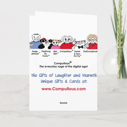 Wanneer ik denk aan wat ik voor… bedankkaart (Achterkant)