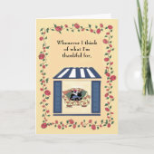 Wanneer ik denk aan wat ik voor… bedankkaart (Voorkant)