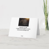 Wanneer ik een Oude Amazone ben Kaart (Achterkant)