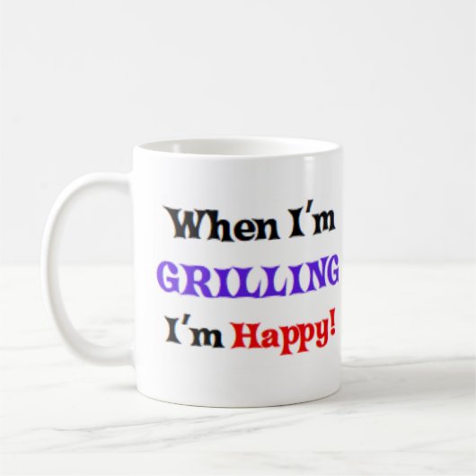 wanneer ik grill koffiemok (Links)