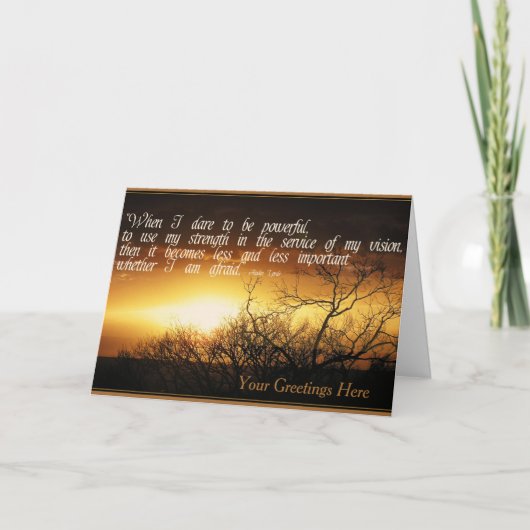 Wanneer ik het aandurf.. Inspirerend Kaarten (Voorkant)