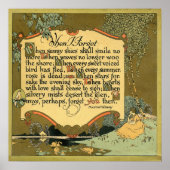 "Wanneer ik het vergeet" Poster (Voorkant)