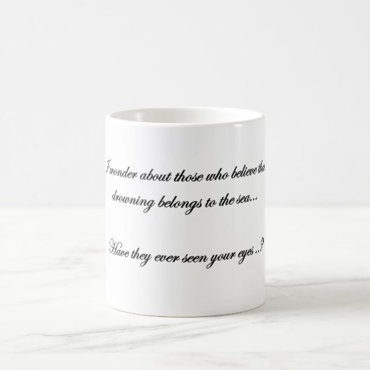 wanneer ik je mooie ogen zie Coffee Mok (Center)