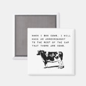 Wanneer ik Koeien zie Magneet (Voorkant / Achterkant)