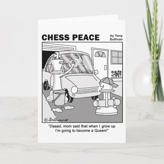 "Wanneer ik" Wenskaart groei Kaart (Voorkant)