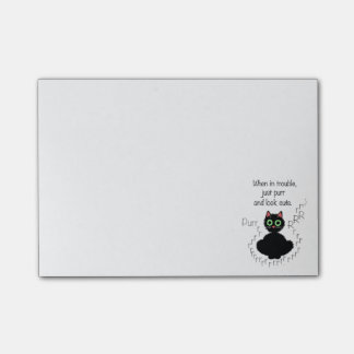 Wanneer in de problemen post-it® notes