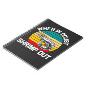 Wanneer in Doubt de garnalen Jiu Jitsu Martial Art Notitieboek (Linkerzijde)