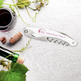 Wanneer in Doubt roeit - Fun Monogram Kurkentrekke Kurkentrekker