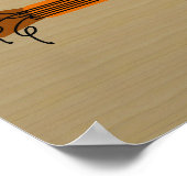 Wanneer in Doubt Strum Funny Motivatie Gezegde Poster (Hoek)