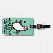 Wanneer in gevaar of in verdubbeling bagagelabel (Voorkant horizontaal)