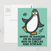 Wanneer in gevaar of in verdubbeling briefkaart (Voorkant / Achterkant)