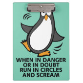 Wanneer in gevaar of in verdubbeling klembord (Voorkant)