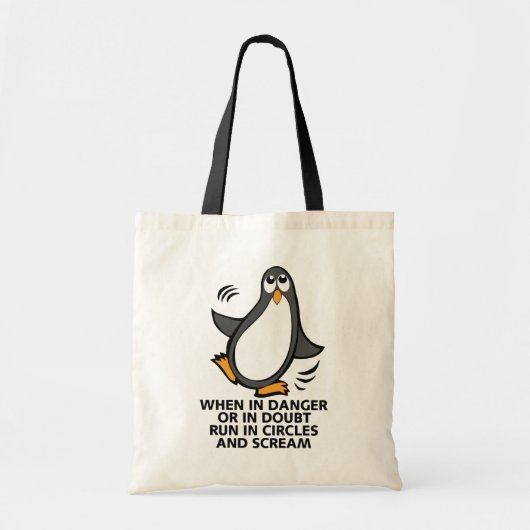 Wanneer in gevaar of in verdubbeling tote bag (Voorkant)