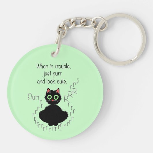 Wanneer in Problemen Sleutelhanger (Achterkant)